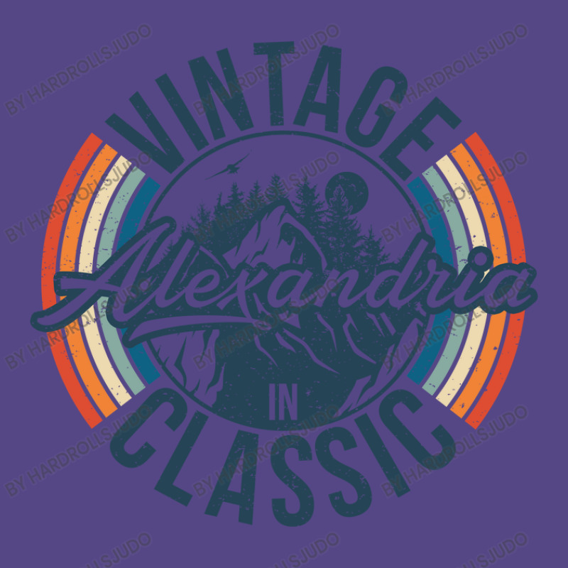 I Love Alexandria Indiana Retro Vintage Classic Limited Edition Basic T-shirt by hardrollsjudo | Artistshot