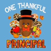 One Thankful Principal Turkey Teacher Life Thanksgiving Basic Youth T-shirt | Artistshot