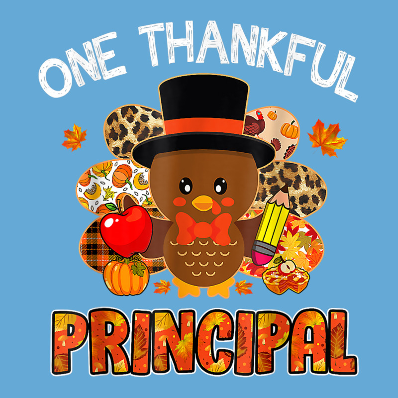 One Thankful Principal Turkey Teacher Life Thanksgiving Basic Youth T-shirt by Garnet | Artistshot