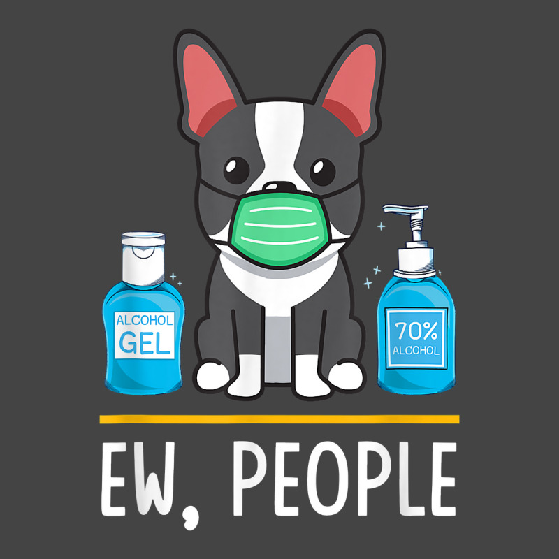 Boston Terrier Dog Face Mask Hand Sanitizer Funny Ew People T Shirt Basic Youth T-shirt by cm-arts | Artistshot