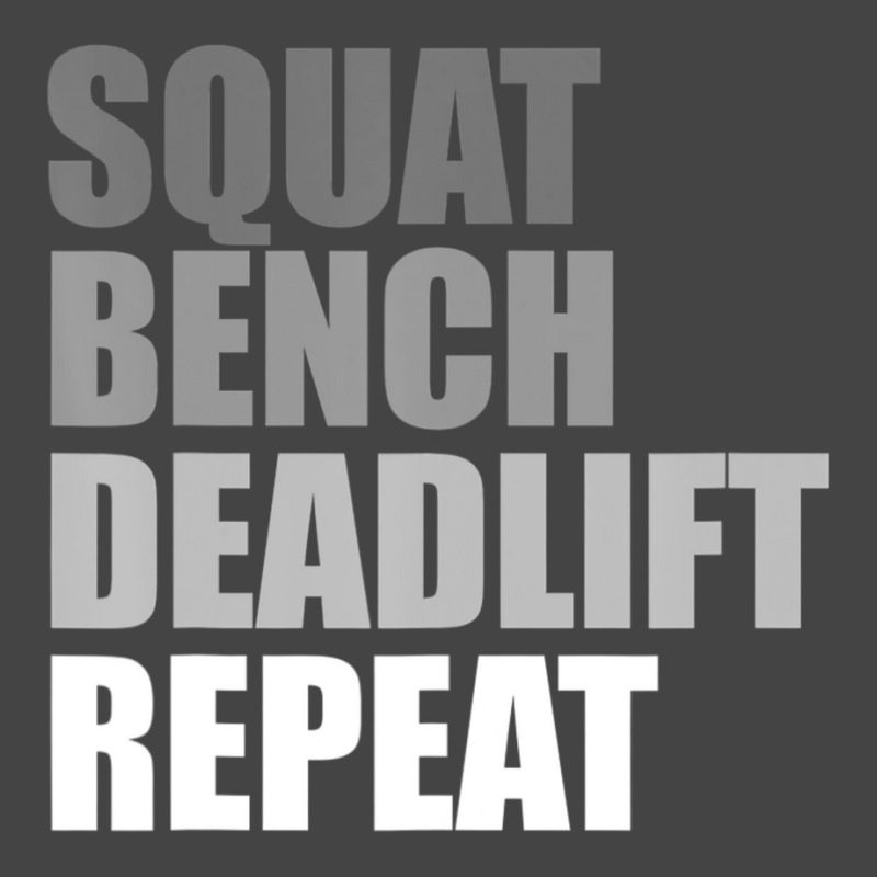 Squat Bench Deadlift Repeat Powerlifting Weightlifting Quote Basic Youth T-shirt by cm-arts | Artistshot