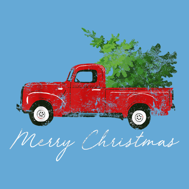 Vintage Wagon Christmas T Shirt   Tree On Car Xmas Vacation Basic Youth T-shirt by cm-arts | Artistshot