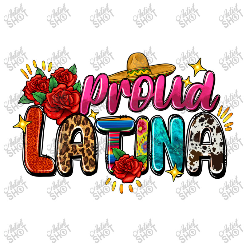 Proud Latina Maternity Scoop Neck T-shirt by FaDigitalArtStudio | Artistshot