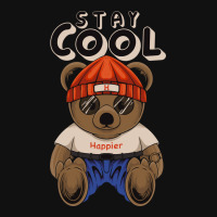 Teddy Bear Illustration Sitting Stay Cool In Hand Front Car Mat | Artistshot