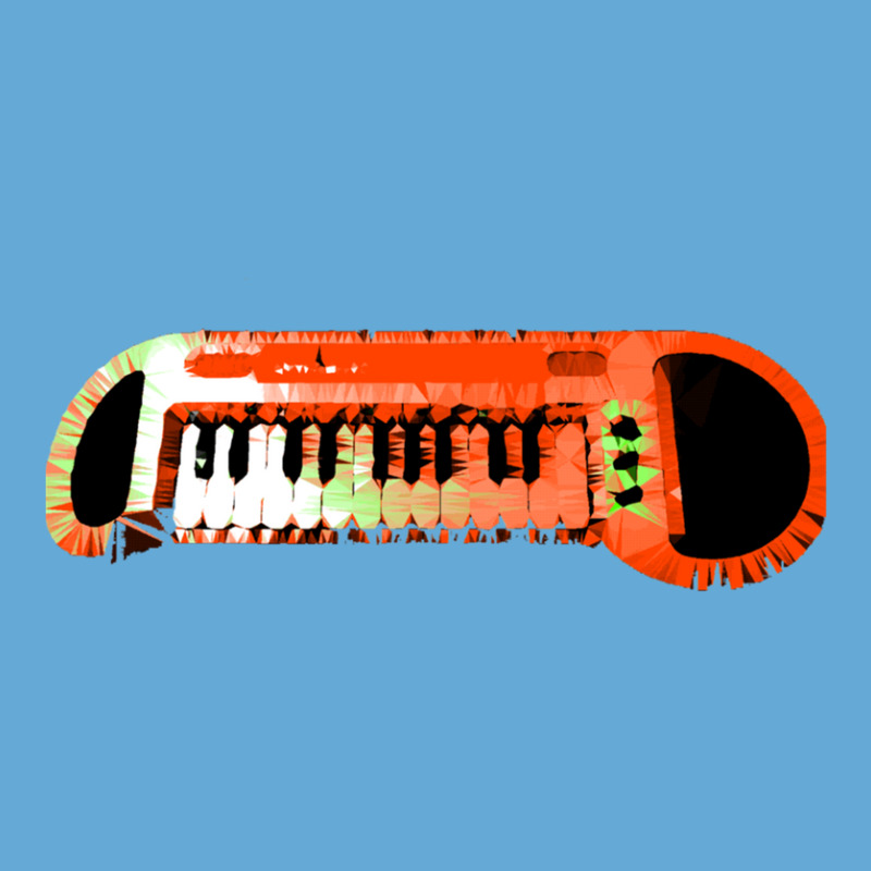 Retro Red Keyboard Synthesiser - Glitchy Mix Basic T-shirt | Artistshot