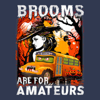 Womens School Bus Driver Witch Brooms Are For Amateurs Halloween Basic T-shirt | Artistshot