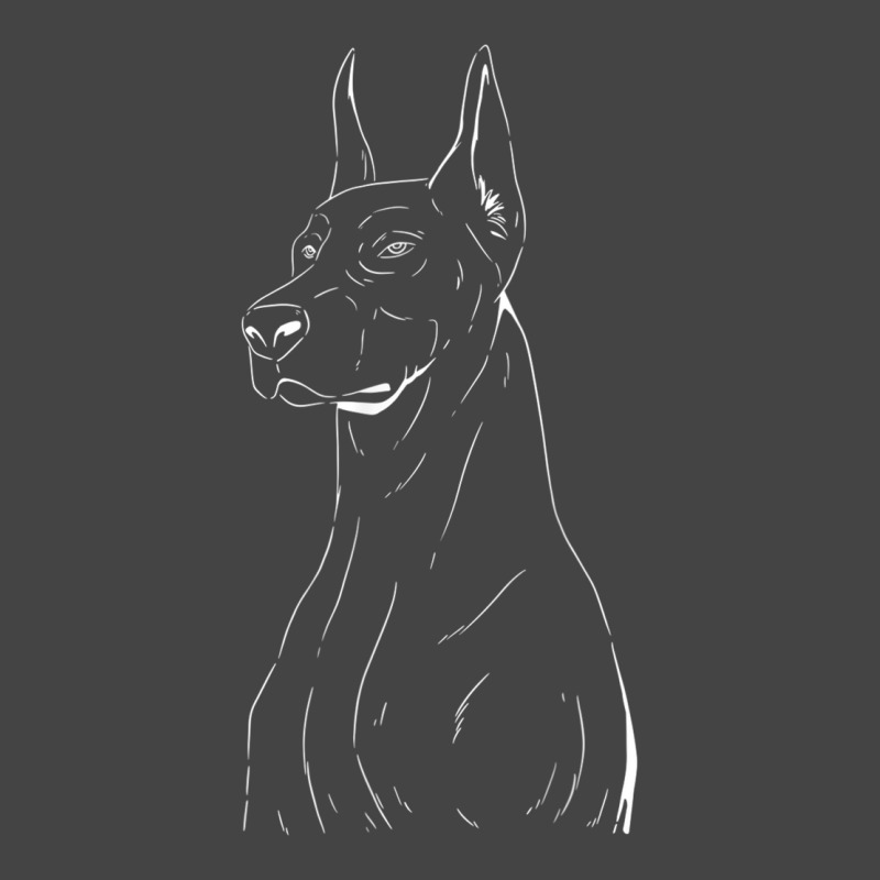 Doberman Line Art Minimal Doberman Basic T-shirt by PokHoude | Artistshot