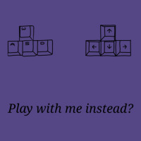 Play With Me Instead 1 Basic T-shirt | Artistshot