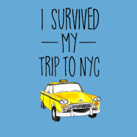 I Survived My Trip To Nyc New York City Taxi Cab Basic T-shirt | Artistshot