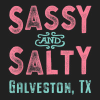 Galveston Texas Sassy And Salty Souvenir Basic T-shirt | Artistshot