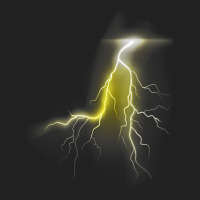 Lightning Thunder Lightning Bolt Storm Cloud Strikes Basic T-shirt | Artistshot