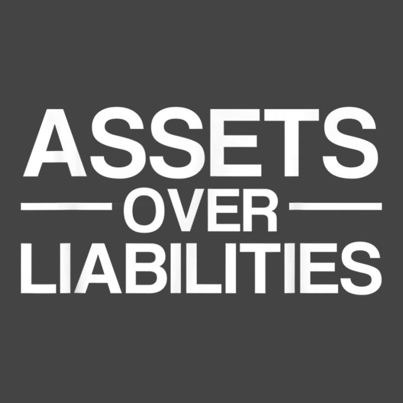 Assets Over Liabilities Accountant Basic T-shirt by HailieKey | Artistshot