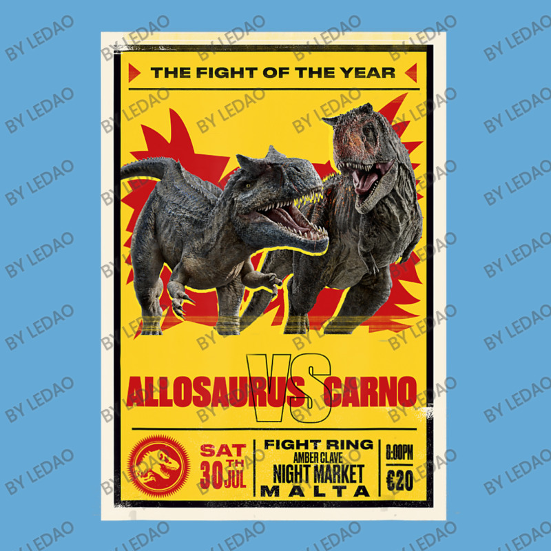 Dominion Allosaurus & Carnotaurus Fight Basic T-shirt | Artistshot