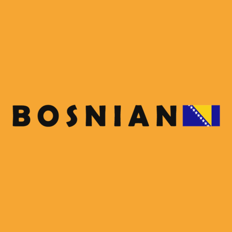 Bosnian Text And Flag Basic T-shirt by CarlosMurillo | Artistshot