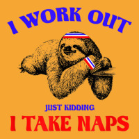 I Work Out Just Kidding I Take Naps Sloth Lazy Basic T-shirt | Artistshot