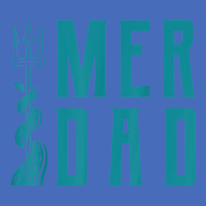 Mens Merdad Trident Mermaid Dad Basic T-shirt | Artistshot