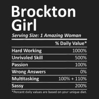 Brockton Girl Ma Massachusetts Funny City Home Roots Gift Basic T-shirt | Artistshot