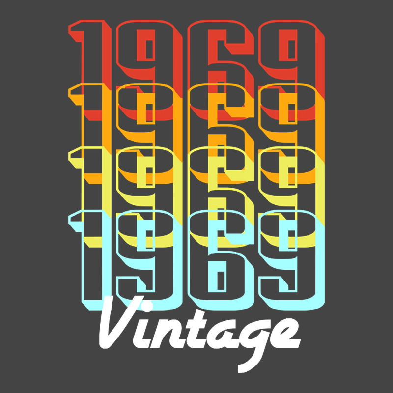 Vintage Since 1969 Old Men Women Retro Sunset Basic T-shirt | Artistshot