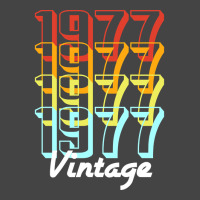 Vintage Since 1977 Old Men Women Retro Sunset Basic T-shirt | Artistshot