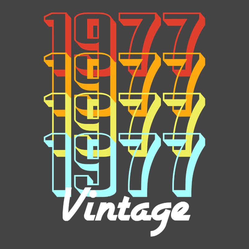 Vintage Since 1977 Old Men Women Retro Sunset Basic T-shirt | Artistshot