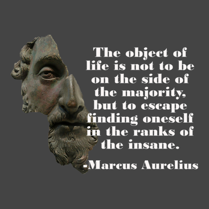 Marcus Aurelius Object Of Life Insane Basic T-shirt | Artistshot