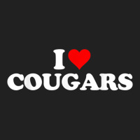 I Love Cougars Geeks Funny Fun Heart Basic T-shirt | Artistshot