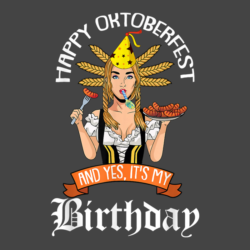 Yes Its My Birthday Oktoberfest B Day Celebration German T Shirt Basic T-shirt by bujydotuxi | Artistshot