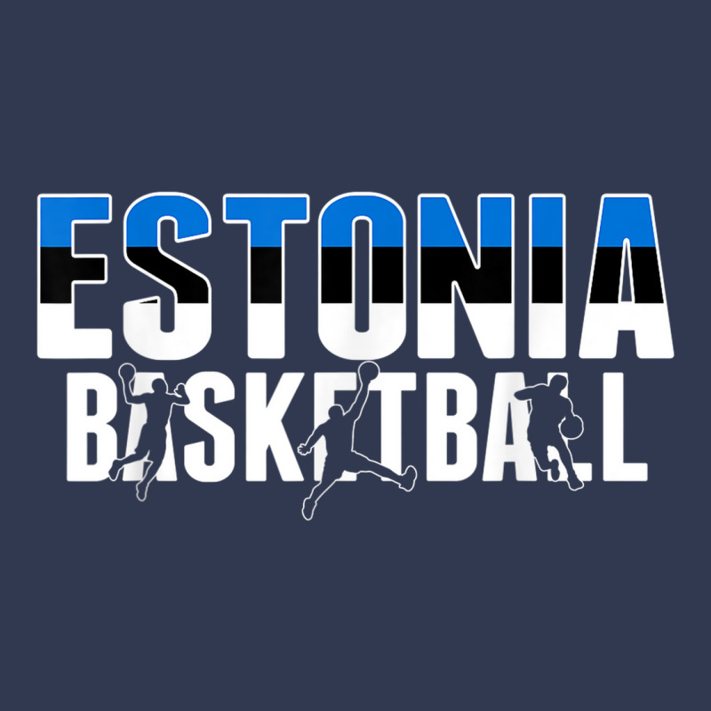 Estonia Basketball Fans Jersey Estonian Flag Slam Dunk Sport Basic T-shirt | Artistshot