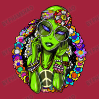 Space Alien Hippie Floral Peace Science Fiction Basic T-shirt | Artistshot