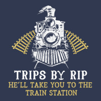 Trips By Rip Take Him To Train Station Retro Vintage Basic T-shirt | Artistshot