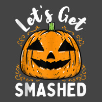 Lets Get Smashed Funny Pumpkin Halloween Drinking Costume Tank Top Basic T-shirt | Artistshot