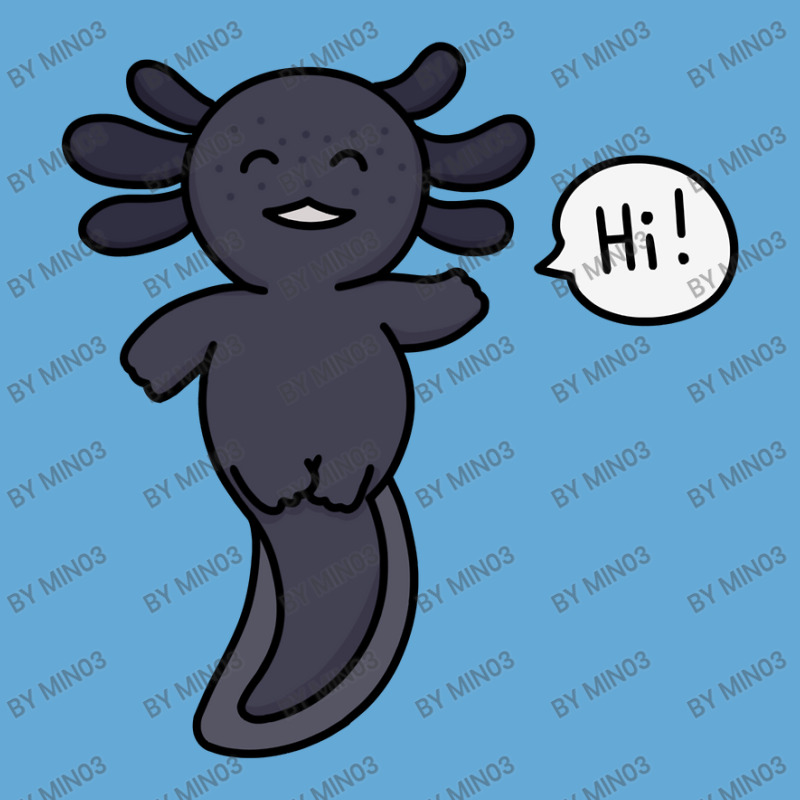 Melanoid Axolotl (black Axolotl) Saying Basic Youth T-shirt by Min03 | Artistshot