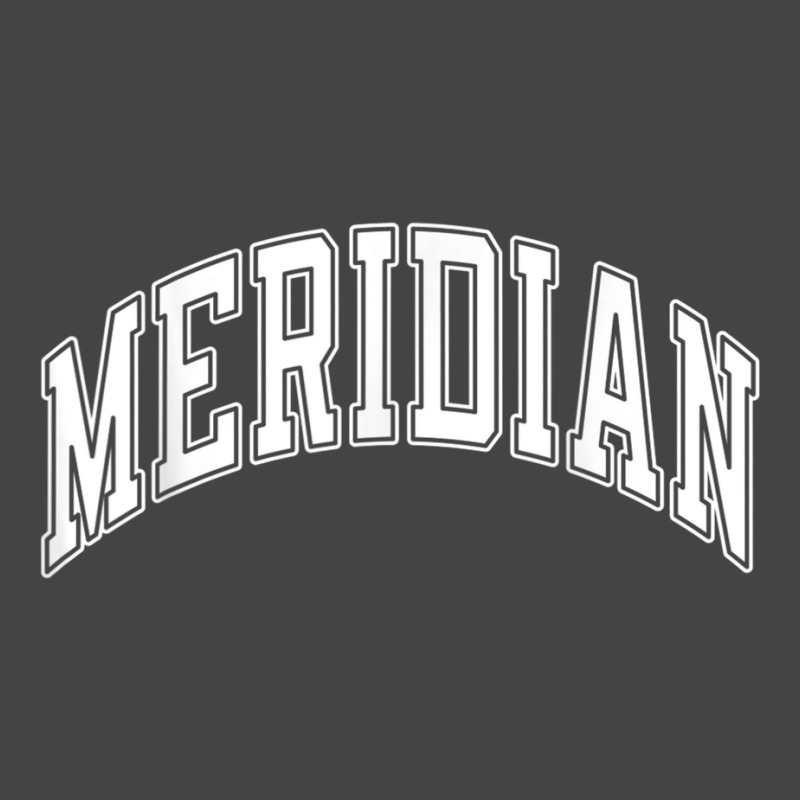 Meridian Idaho Id Varsity Style White Text T Shirt Basic Youth T-shirt by cm-arts | Artistshot