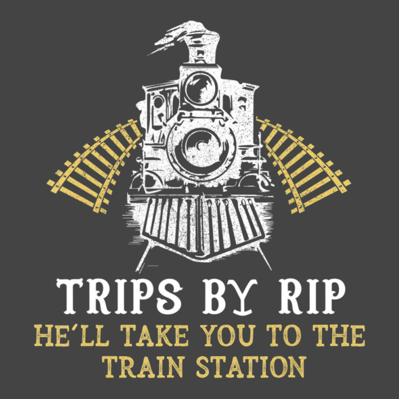 Trips By Rip Take Him To Train Station Retro Vintage Basic Youth T-shirt by cm-arts | Artistshot