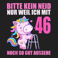 Bitte Keine Eneid Gut Aussehe 46 Years Unicorn 46th Birthday Basic T-shirt | Artistshot