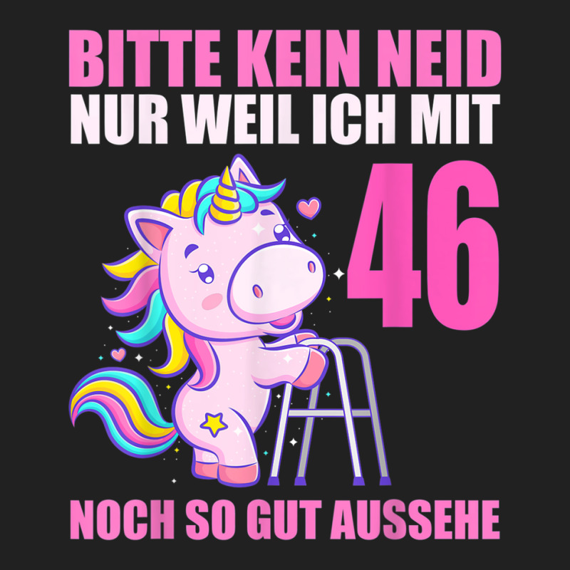 Bitte Keine Eneid Gut Aussehe 46 Years Unicorn 46th Birthday Basic T-shirt | Artistshot