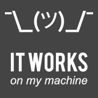 Shrug It Works On My Machine Funny Programmer Excuse White Design Basic T-shirt | Artistshot