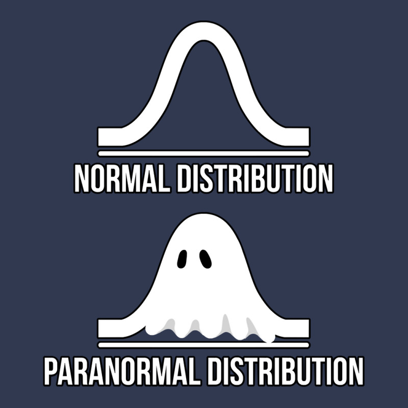 Halloween   Normal Distribution Paranormal Funny Math Long Sleeve T Sh Basic T-shirt | Artistshot