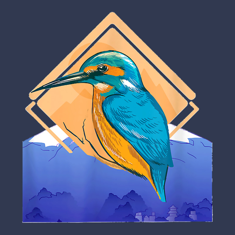 King Fisher Set Over Mountain In Spring Basic T-shirt | Artistshot