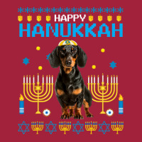 Dachshund Chanukah Jewish Ugly Hanukkah Sweater Pajama Basic T-shirt | Artistshot