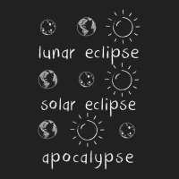 Lunar Solar Eclipse And Apocalypse Science Basic T-shirt | Artistshot