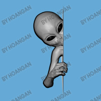 Grey Alien Peeking Zeta Reticuli Ufonaut Ufo Abduction Basic T-shirt | Artistshot