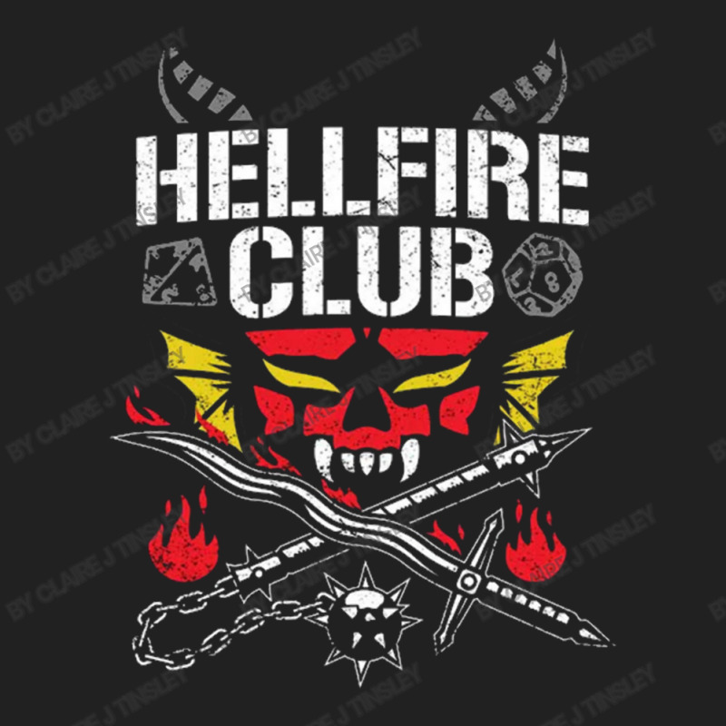 Hellfire Club  . Basic T-shirt by Claire J Tinsley | Artistshot