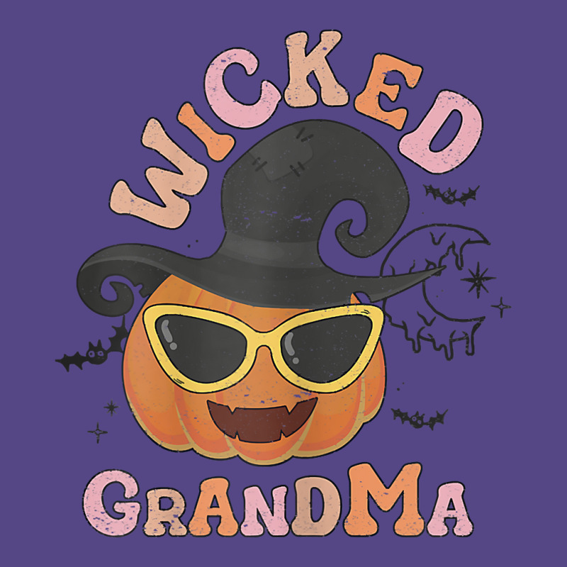 Womens Wicked Grandma Retro Pumpkin Halloween Family Cute Matching T S Basic T-shirt | Artistshot