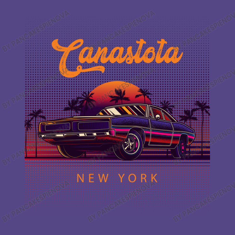 Canastota New York Retro Vintage 80s 90s Muscle Cars Retrowave Aesthet Basic T-shirt by pancakespienova | Artistshot