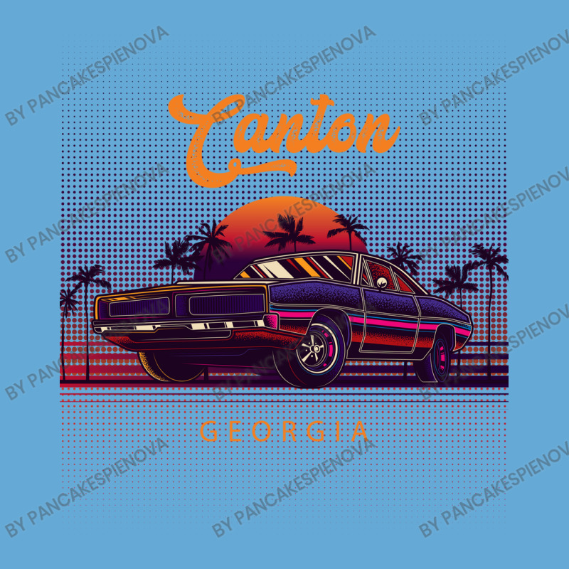 Canton Georgia Retro Vintage 80s 90s Muscle Cars Retrowave Aesthetic Basic T-shirt | Artistshot