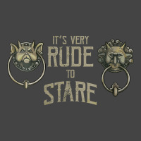 Womens It's Very Rude To Stare Labyrinth Door Knocker V Neck T Shirt Basic T-shirt | Artistshot