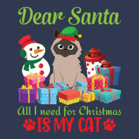 Merry Christmas Day Me You Cats Lover Snow Presents Dear Santa All I N Basic T-shirt | Artistshot