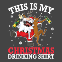 Reindeer Santa Drunk Beer Xmas This Is My Christmas Drinking T Shirt Basic T-shirt | Artistshot