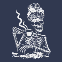 Skeleton Coffee Messy Bun   Front Design T Shirt Basic T-shirt | Artistshot